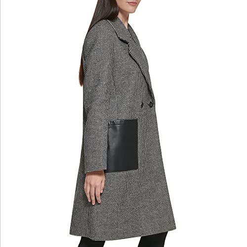 Women's Notch Collar Double Breast Patch Pocket Jacket