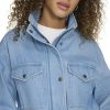 Women's 4-Pocket Stand Collar Military Jacket