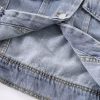 Women’s Denim Jacket Retro Short Autumn Casual Jean Coat for Women