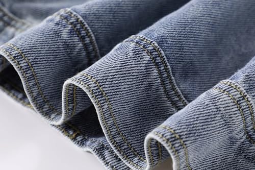 Women’s Denim Jacket Retro Short Autumn Casual Jean Coat for Women