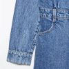 Women’s Dress Long Sleeve Shirt Blue Denim Summer Button Collared Casual Midi Long Dresses for Vacation