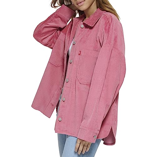 Women's Bull Twill Cotton Shirt Shacket (Standard & Plus Sizes)