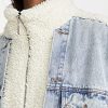 womens Luxury Clothing Sherpa Jacket, Comfortable & Stylish Coat