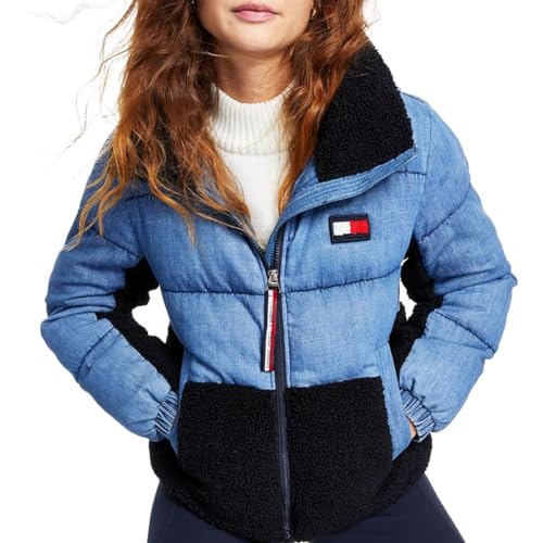 Women's Nylon Sherpa Puffer Jacket