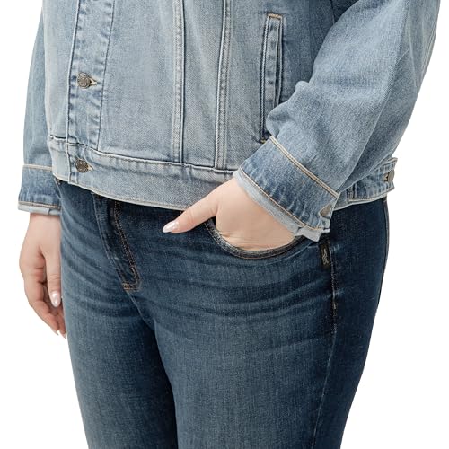 Women's Plus Size Denim Jacket