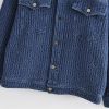 Women’s Denim Jacket American Mid-Length Loose Outerwear Jean Coat for Women