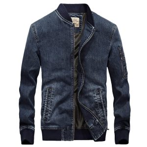 Men's Denim Overcoat Autumn Casual Jacket Coat Men Clothing Plus Size Outerwear Korean Women