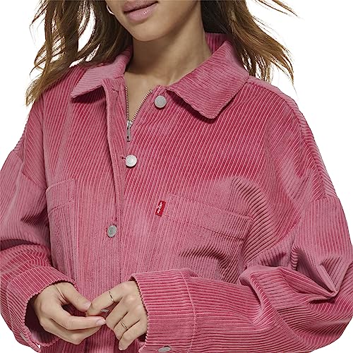 Women's Bull Twill Cotton Shirt Shacket (Standard & Plus Sizes)