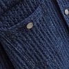 Women’s Denim Jacket American Mid-Length Loose Outerwear Jean Coat for Women