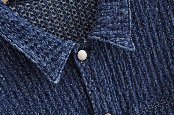 Women’s Denim Jacket American Mid-Length Loose Outerwear Jean Coat for Women