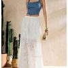 Women's Square Neck Sleeveless Corset Denim Top Zip Back Asymmetrical Hem Tank Top