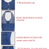 Women's Vintage Denim Crop Tank Top Summer Button Front Sleeveless Halter Jean Vest
