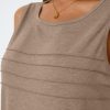 Womens Tank Tops 2025 Summer Dressy Casual Blouses Sleeveless Flowy Crewneck Outfits Basic Trendy Clothes
