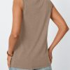 Womens Tank Tops 2025 Summer Dressy Casual Blouses Sleeveless Flowy Crewneck Outfits Basic Trendy Clothes
