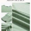Women's 2025 Fashion Tops 3/4 Sleeve T-Shirts Cute Crewneck Basic Business Tees Blouses