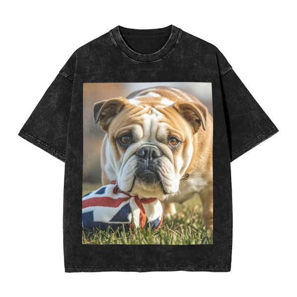 71mpvqeoyUL.jpg Oversized Tshirts for Men Vintage Cotton T-Shirts English Bulldogs Short Sleeve Tees Loose Fit Tees Shirts