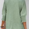 Women's 2025 Fashion Tops 3/4 Sleeve T-Shirts Cute Crewneck Basic Business Tees Blouses