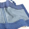 Women's Denim Bustier Crop Top Jean Corset Top Bra with Detachable Straps