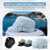 Army Cap Short Brim Hats for Men Denim Cotton Flat Top Baseball Cap Casual Umpire Cadet Cap Military Hat