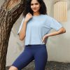 Lightweight Womens Workout Tops Loose Fit Short Sleeve Summer T Shirts Athletic Gym Tees Basic Yoga Shirts Casual
