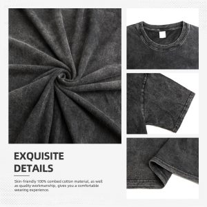 Oversized Tshirts for Men Vintage Cotton T-Shirts Sea Lighthouse Sandbeach Short Sleeve Tees Loose Fit Tees Shirts