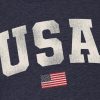 USA Fourth of July Holiday Unisex T-Shirt | Comfortable Patriotic Cotton Tee for Men & Women (Navy)