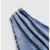 Women's Asymmetrical Neckline Bow Tie Backless Elegant Denim Sleeveless Cami Jean Vest Bustier Crop Tank Tops