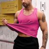 Men's Tank Tops Gym Muscle Shirts Mesh Quick Dry Bodybuilding Sleeveless T-Shirt Y-Back Workout Sports Fitness