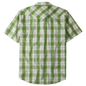 ® Western Shirts for Men Short Sleeve Plaid Pearl Snap Shirts for Men Button Up Shirt Cowboy Casual Work Shirt